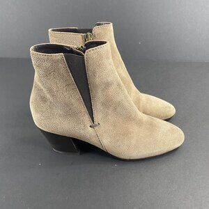 Aquatalia Tan Chelsea Booties Size 4